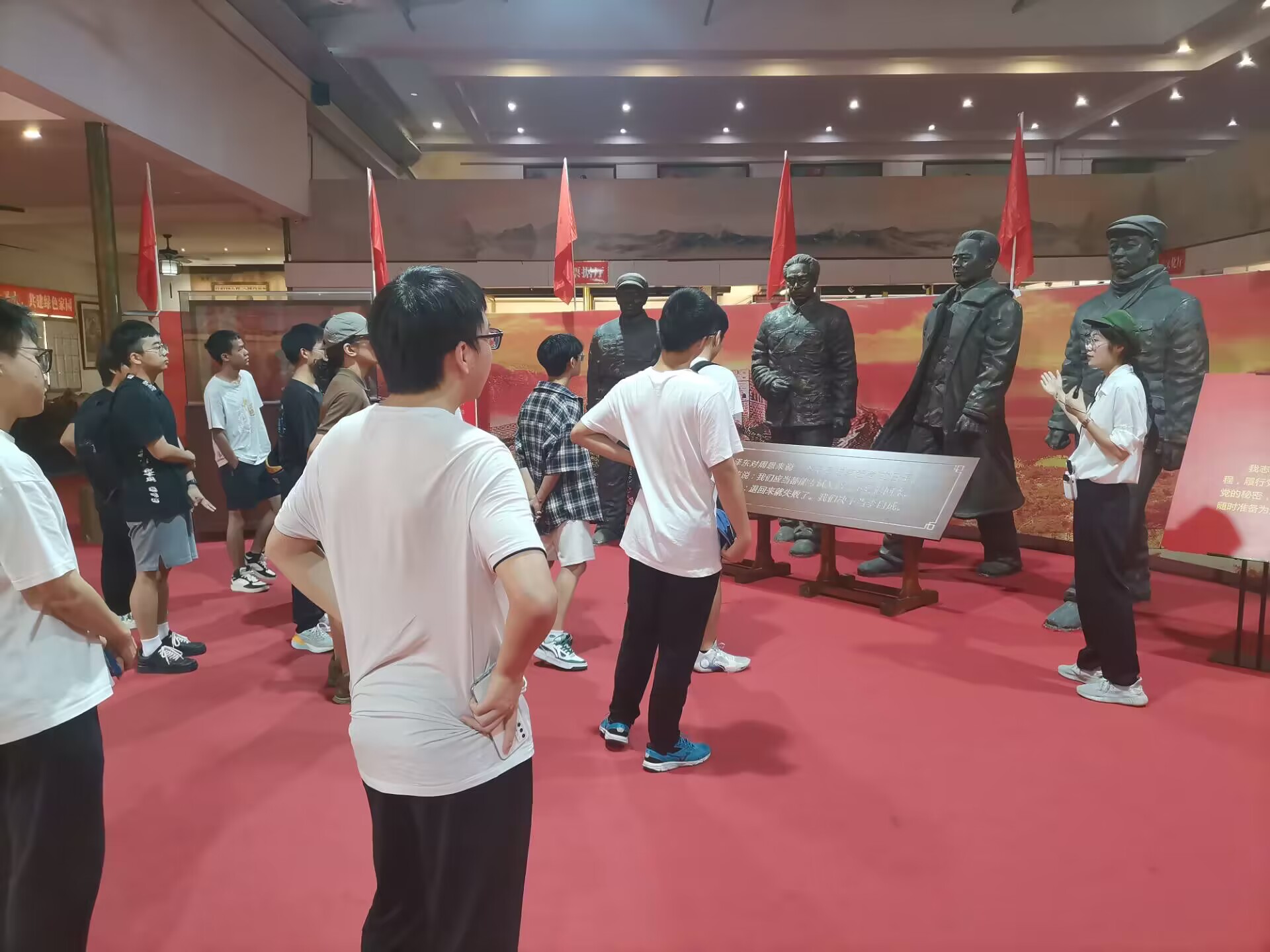 紅色文化宣傳隊前往古城紅色文化博物館進(jìn)行三下鄉(xiāng)實踐活動